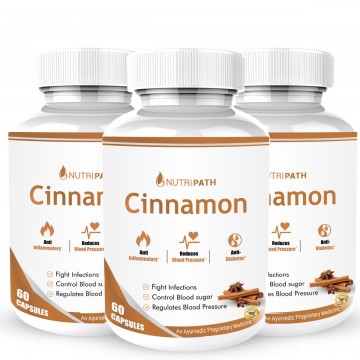 Nutripath Cinnamon Extract 20%- 3 Bottle 